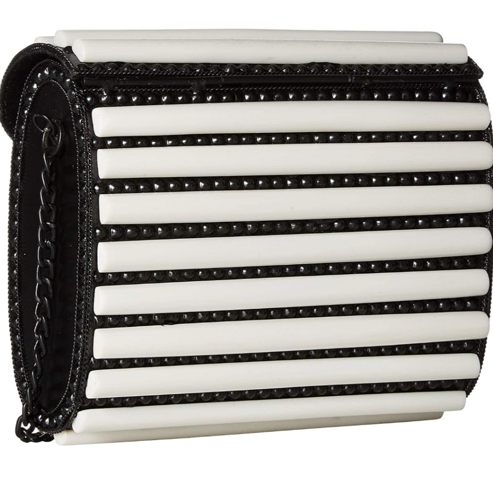 Hallie Iron Hardshell Clutch - Picture 3 of 3